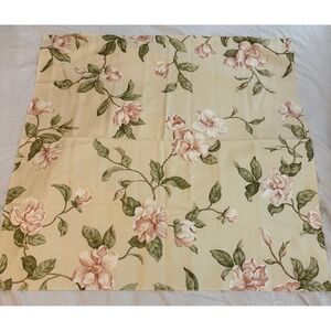 New Biege‎ Magnolia Flowers Plants Fabric 25"x 25" Remnant Sample Quality Design